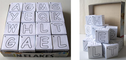 Alphabet Cubes