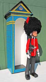 The finished sentry box completes the project. Guardsman07.jpg