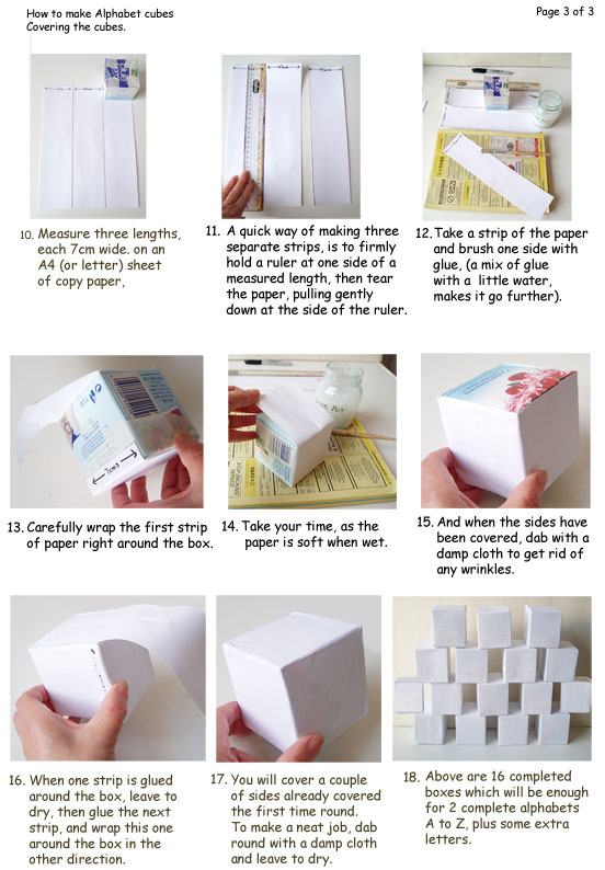 How to make alpha boxes page 3