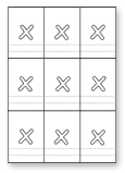 multiplication signs