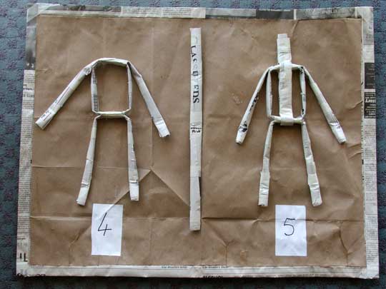 Instructions for making a paper figure steps 4 and 5 Instructions for making a paper figure steps 4 and 5