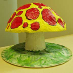 Easy to make toadstool