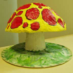 Easy to make toadstool Easy to make toadstool